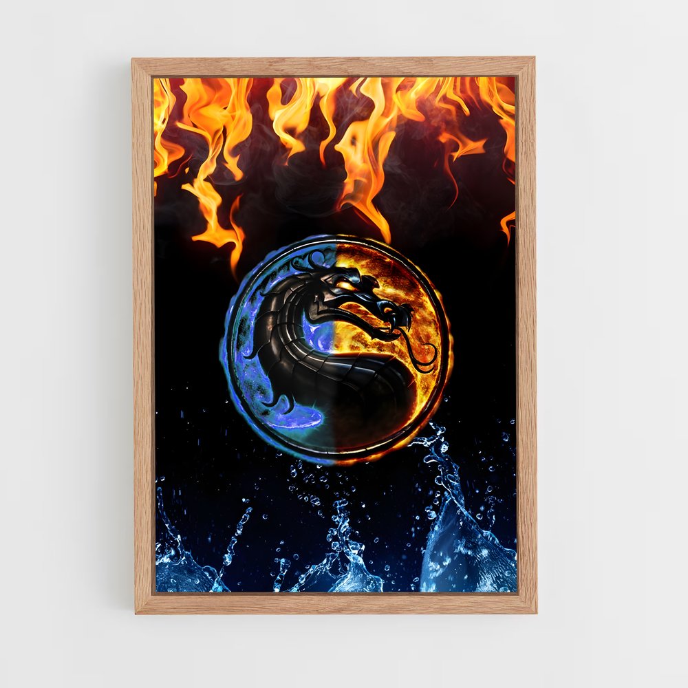 Poster Combat Élémentaire – affiche Mortal kombat (vue 4)